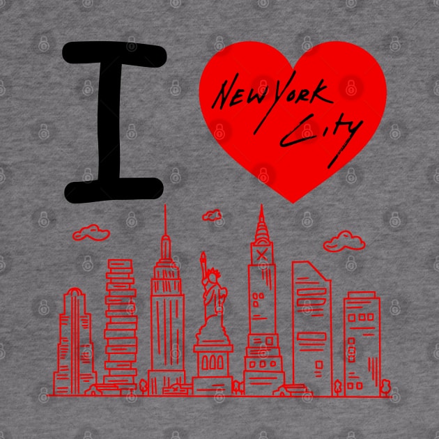 I HEART NEW YORK CITY by EmoteYourself